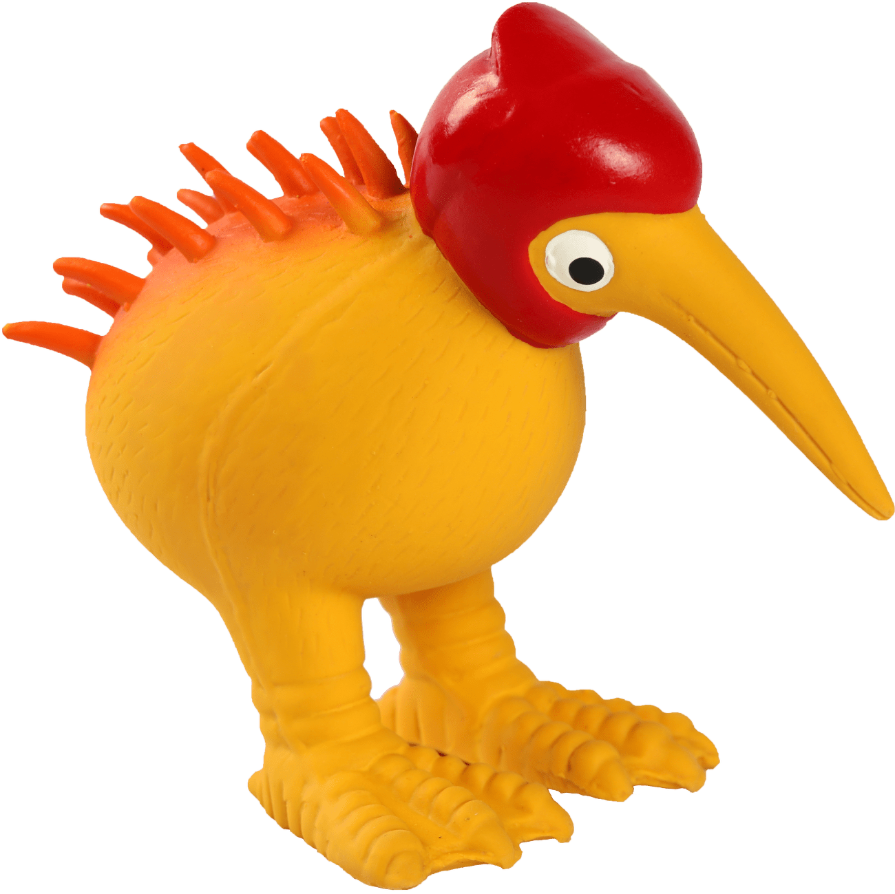 Hračka Kiwi Walker latex kiwi pískací oranžová 10,5cm