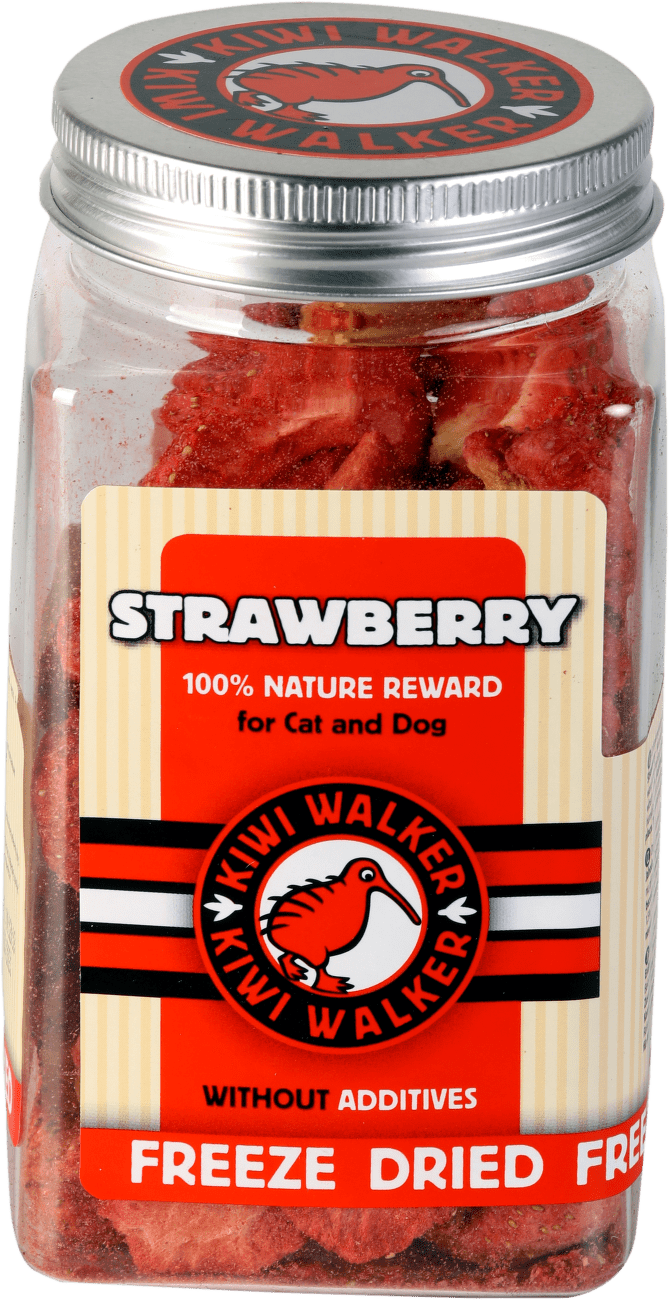 Pamlsky Kiwi Walker Snack mrazem sušené jahody 25g