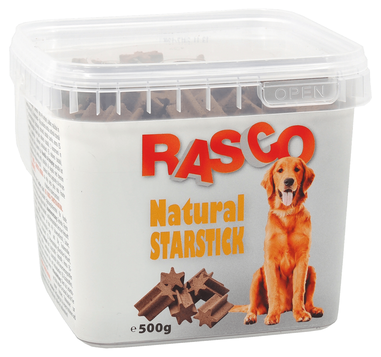 Pochutka Rasco tyčinky v tvare hviezdy 3cm 500g