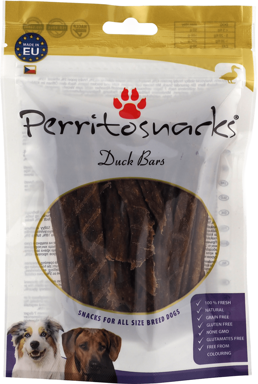 Pochoutka Perrito sušené kachní tyčinky pro psy 100 g