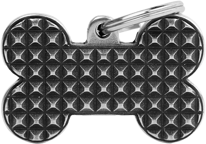 Známka My Family BRONX kosť veľká Studs