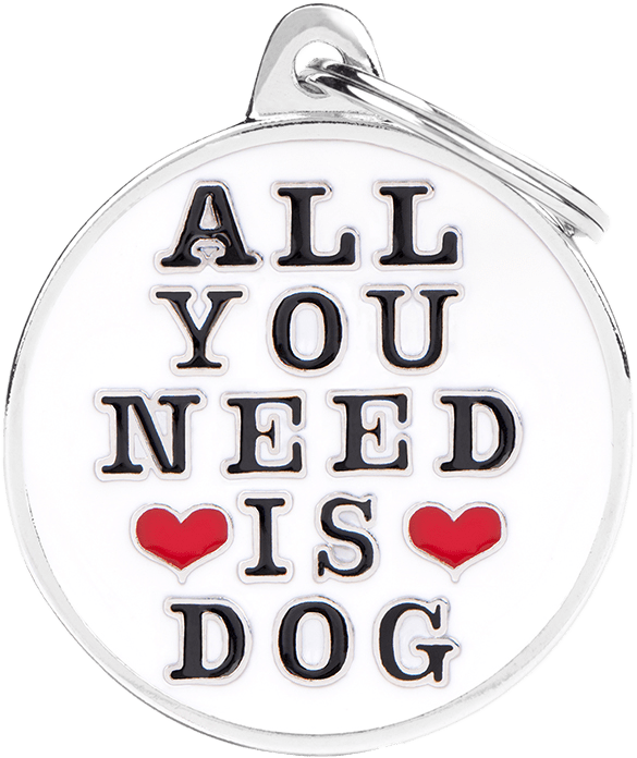 Známka My Family Charms All you need is dog