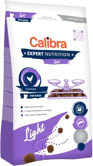 Krmivo Calibra Dog Expert Nutrition Light 12 kg