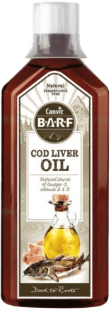 Olej z tresčej pečene Canvit BARF Cod Liver Oil 0,5 l