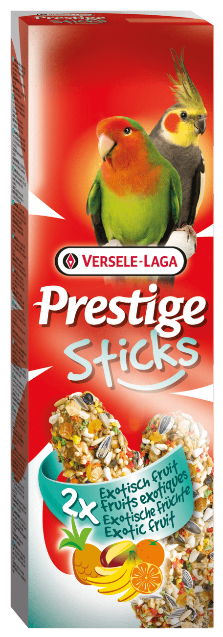 Tyčinky Versele-Laga Prestige exotické ovoce pro střední papoušky 140g