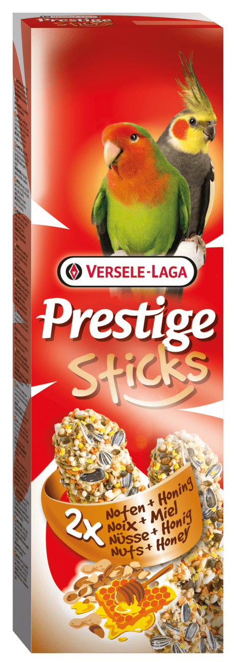 Tyčinky Versele-Laga Prestige ořechy a med pro střední papoušky 140g
