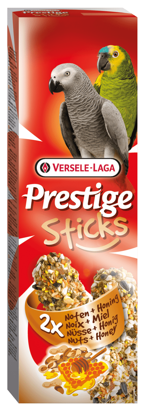 Tyčinky Versele-Laga Prestige ořechy a med pro velké papoušky 140g