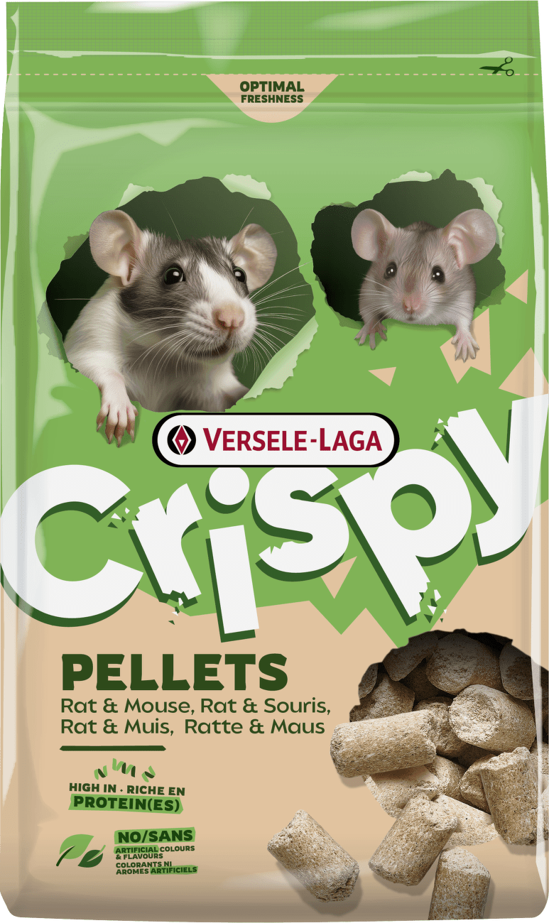 Krmivo Versele-Laga Crispy Pellets Rat & Mouse pro myši 1 kg