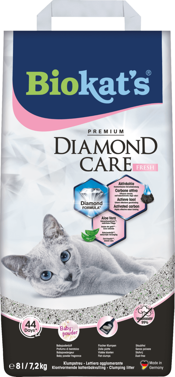 Podestýlka Biokat's Diamond Care Fresh 8 l