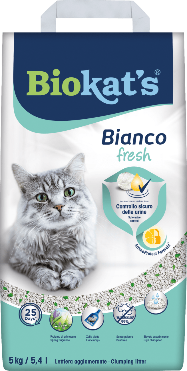 Podestýlka Biokat's Bianco Fresh Control 5 kg