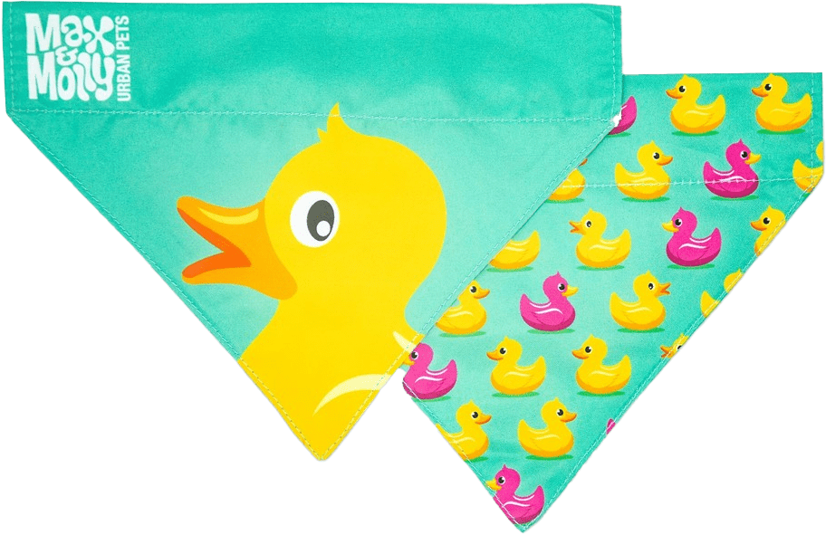 Max & Molly dog šatka bandana - ducklings S