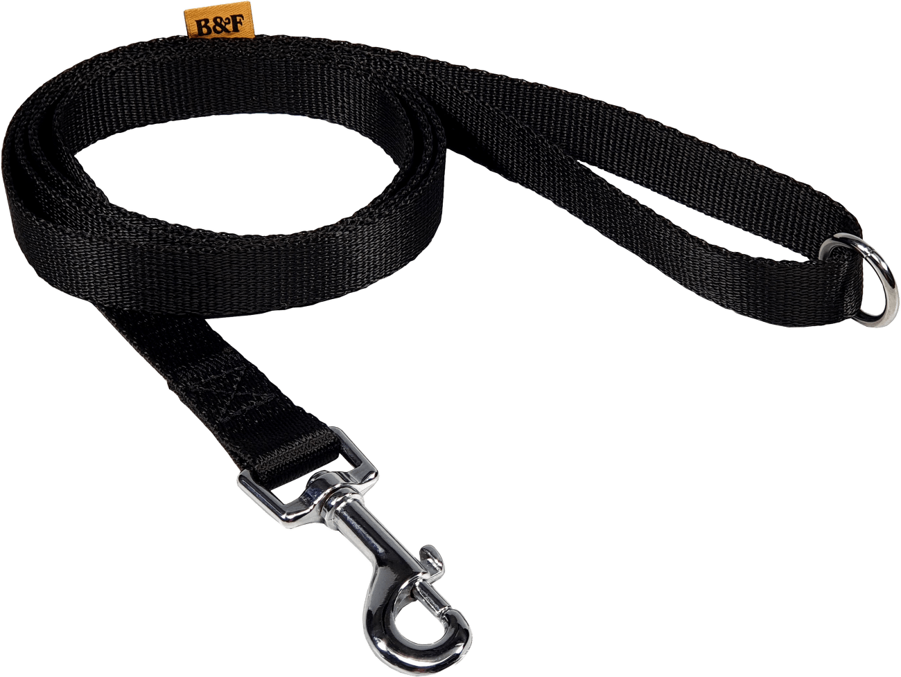 Vodítko BaF nylon čierne 1,5×150 cm