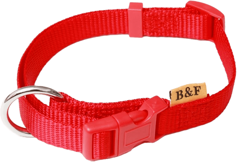Obojok BaF nylon červený 66cm