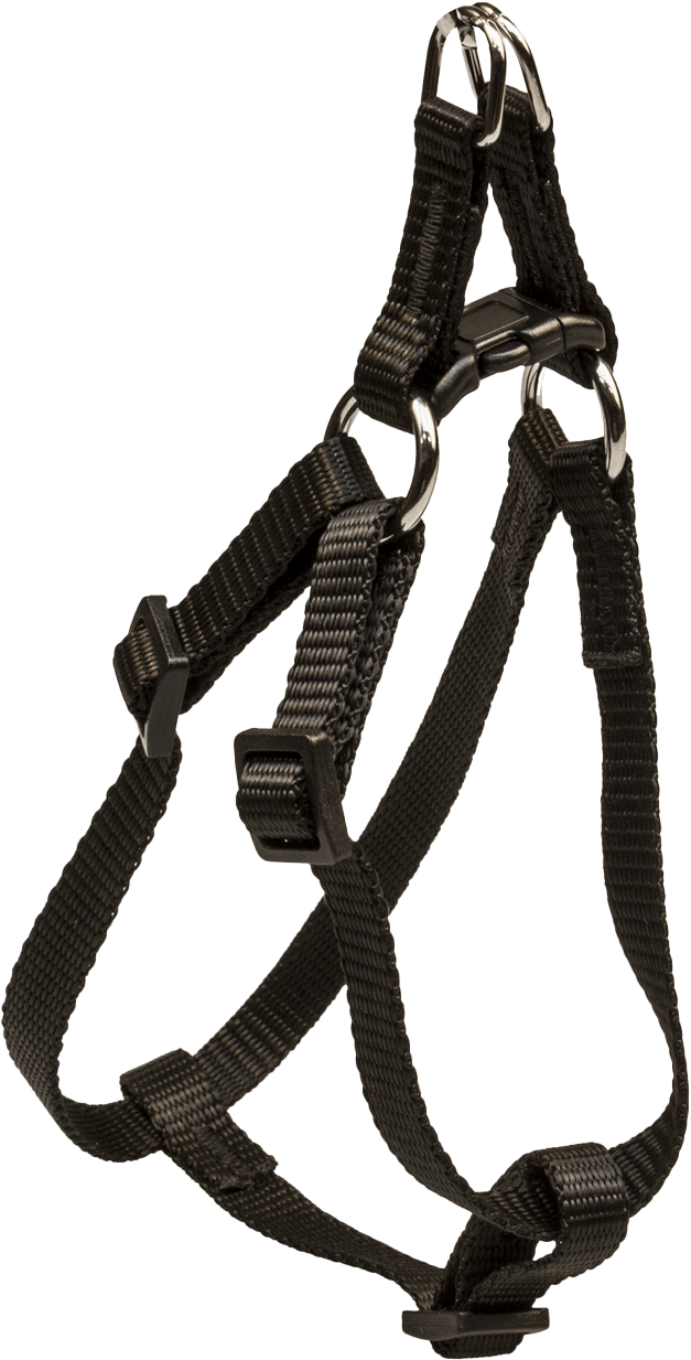 Postroj BaF nylon čierny 1x26-38cm