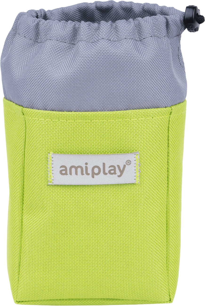 Pamlskovník pro psy Amiplay Samba zelený 8 × 6 × 10 cm