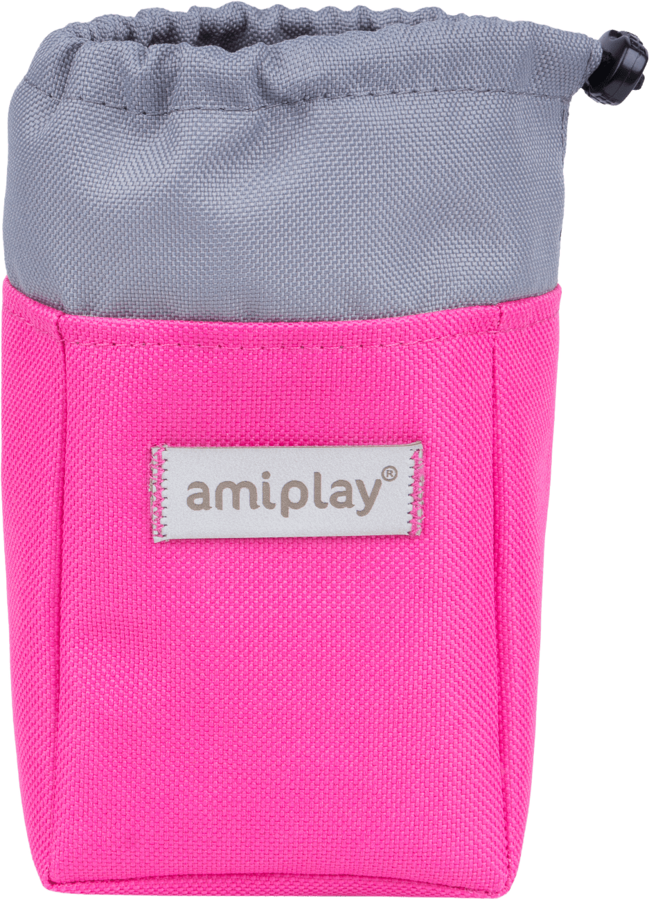 Pamlskovník pro psy Amiplay Samba růžový 8 × 6 × 10 cm