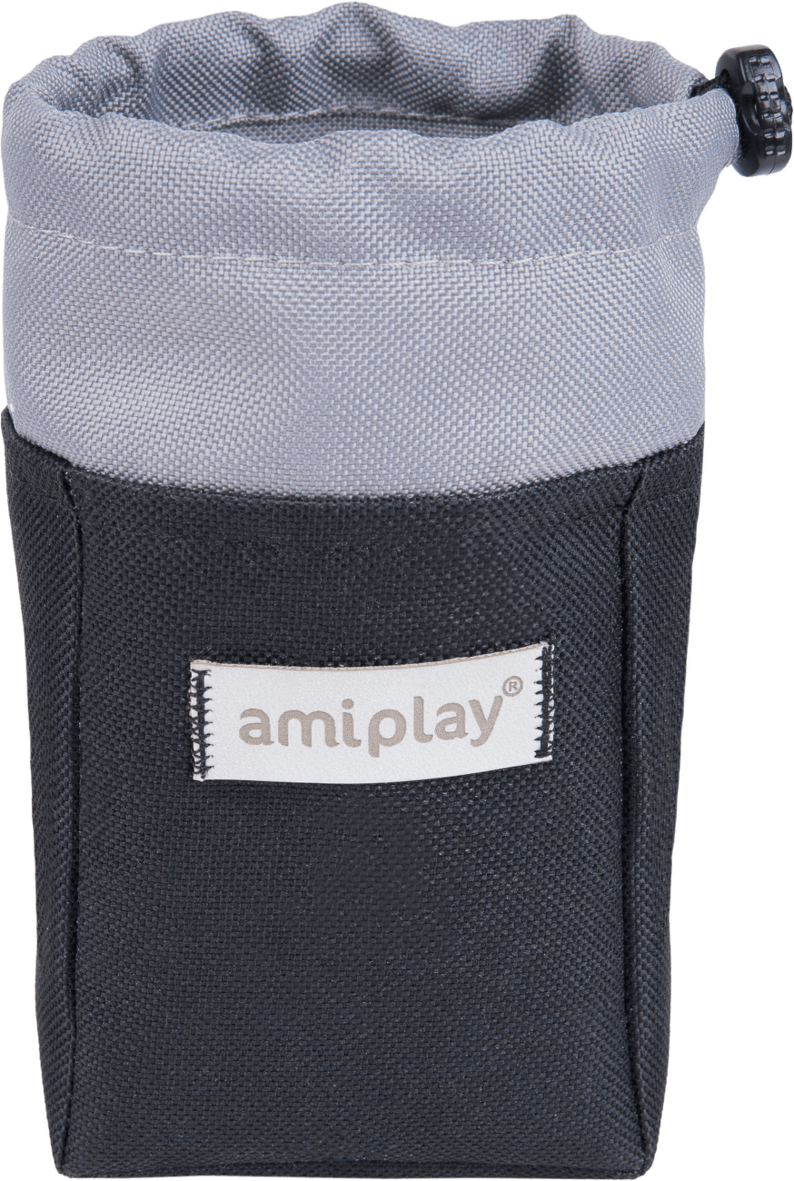 Pamlskovník pro psy Amiplay Samba černý 8 × 6 × 10 cm