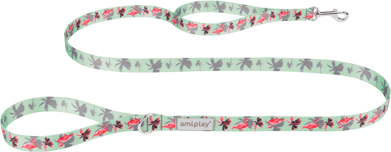 Vodítko pre psov Amiplay BeHappy Banana L 150 cm × 2,5 cm