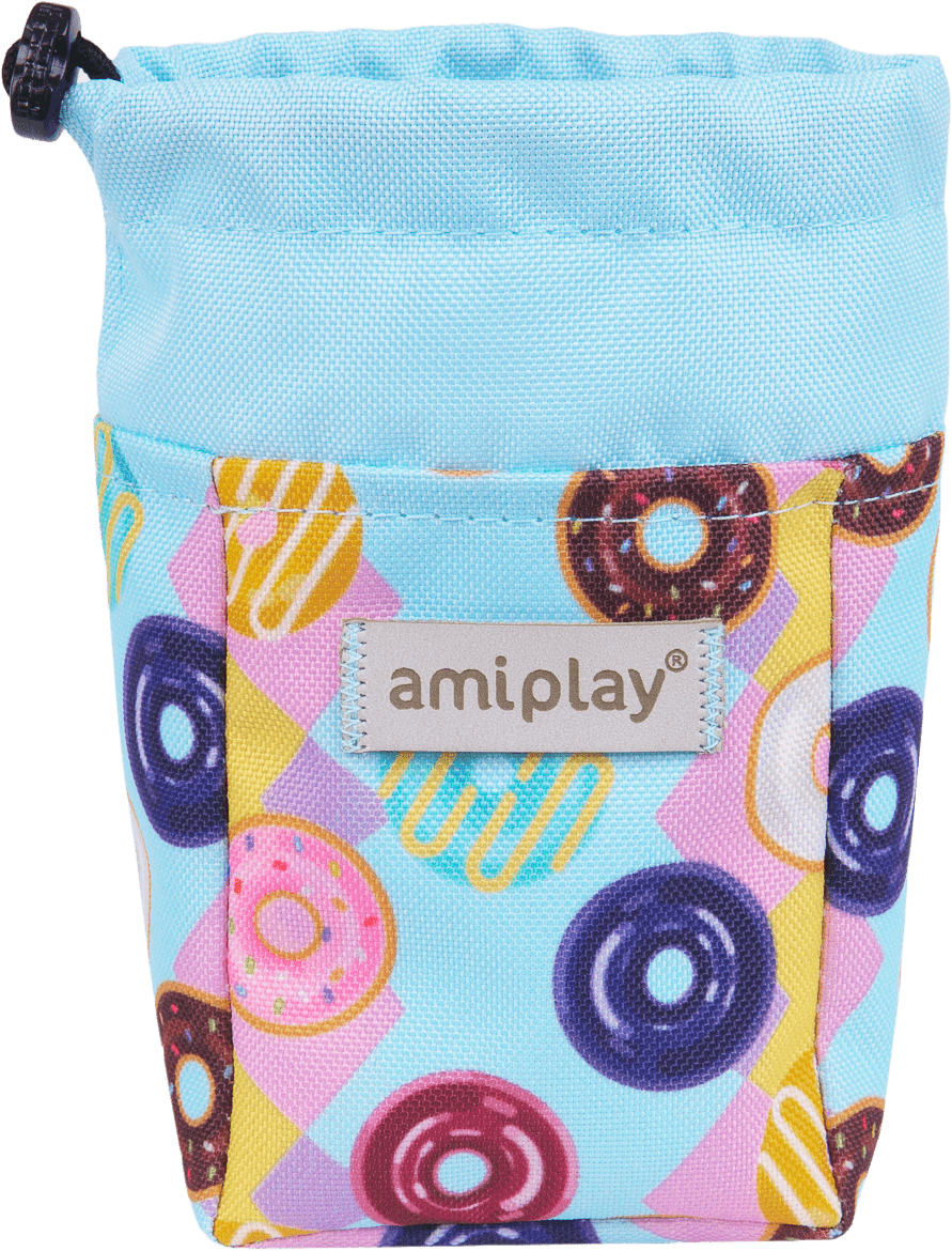 Pamlskovník pro psy Amiplay BeHappy Donut 6 × 2 × 11 cm