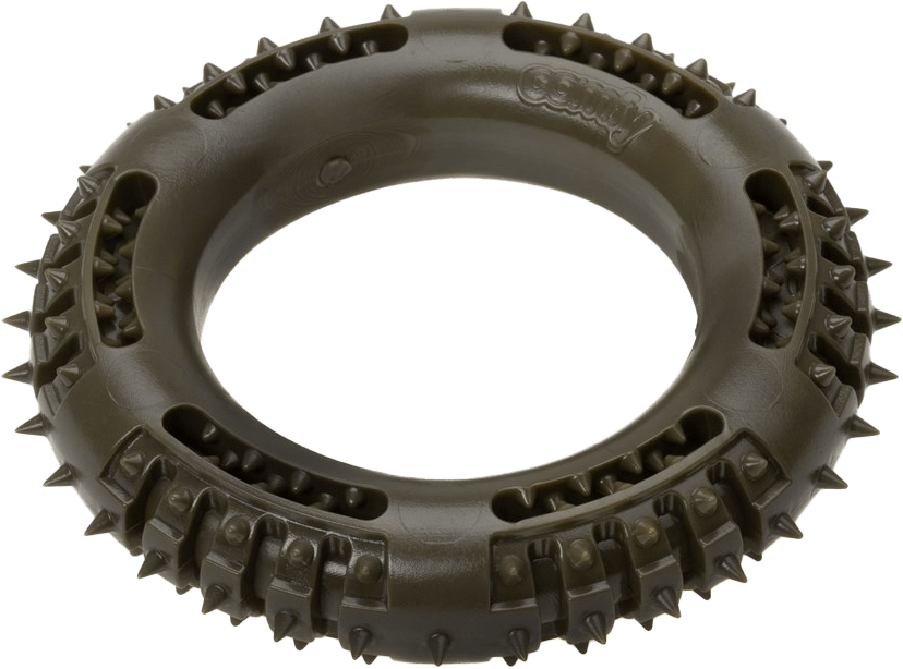 Hračka Ecomfy Olive Eco Dental kroužek zelený 13cm