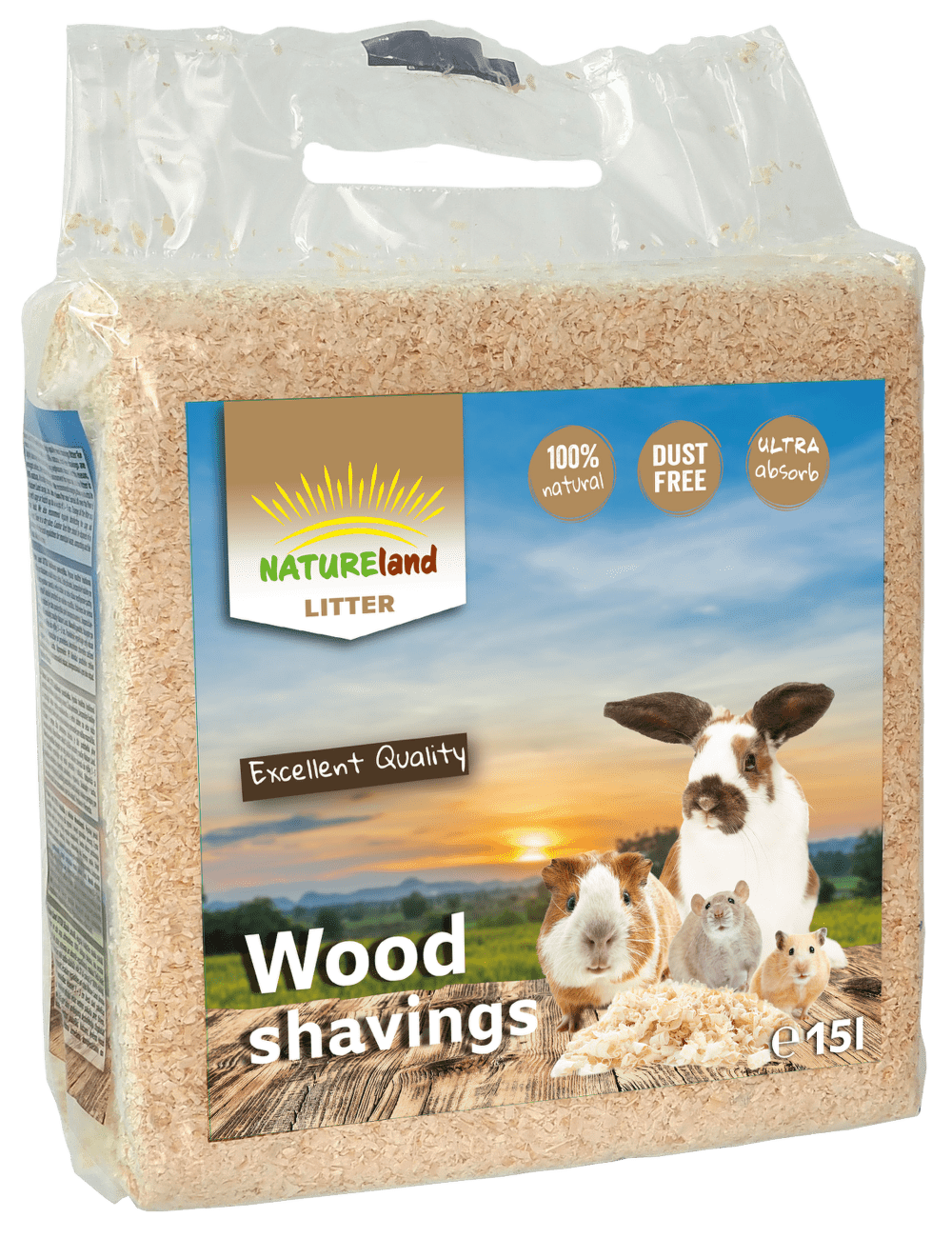 Nature Land hobliny Litter 15 l 0,9 kg​