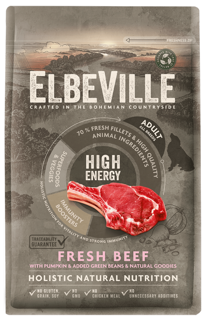 ELBEVILLE  granuly Adult All Breeds Fresh Beef High Energy 4kg