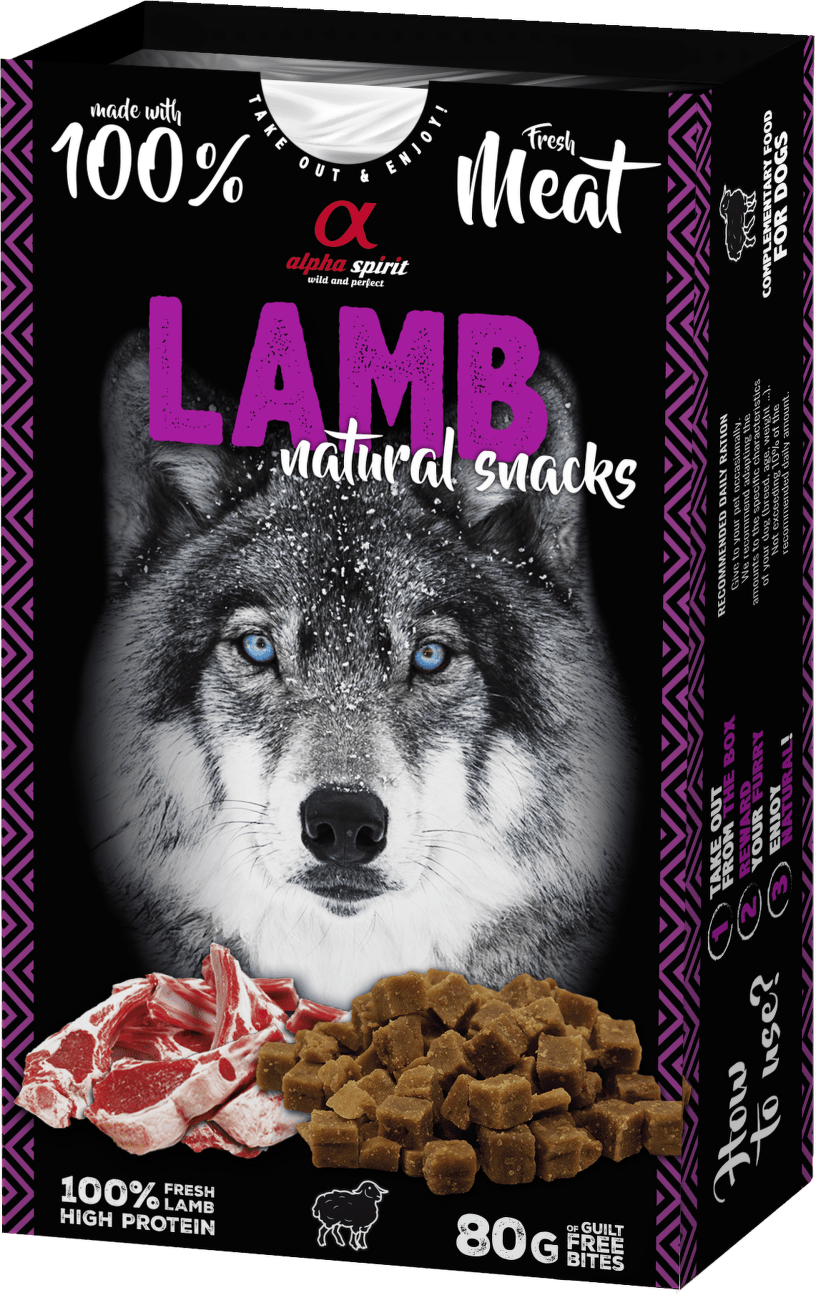 Alpha Spirit Dog Naturals Lamb 80g