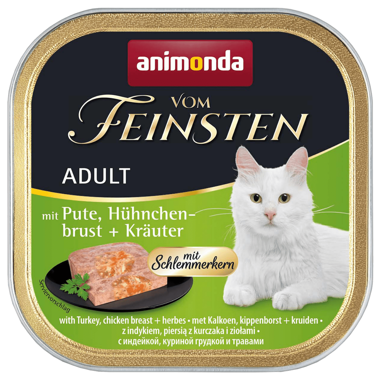 Paštika Vom Feinstein krůtí+kuřecí prsa+bylinky 100g