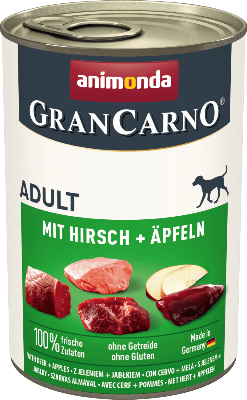Konzerva Animonda Gran Carno Adult s jelením mäsom a jablkami 400g