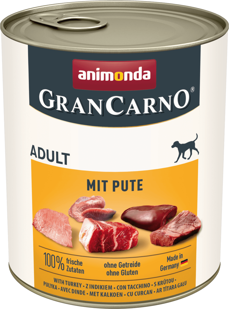 Konzerva Animonda Gran Carno Adult s morčacím mäsom 800g