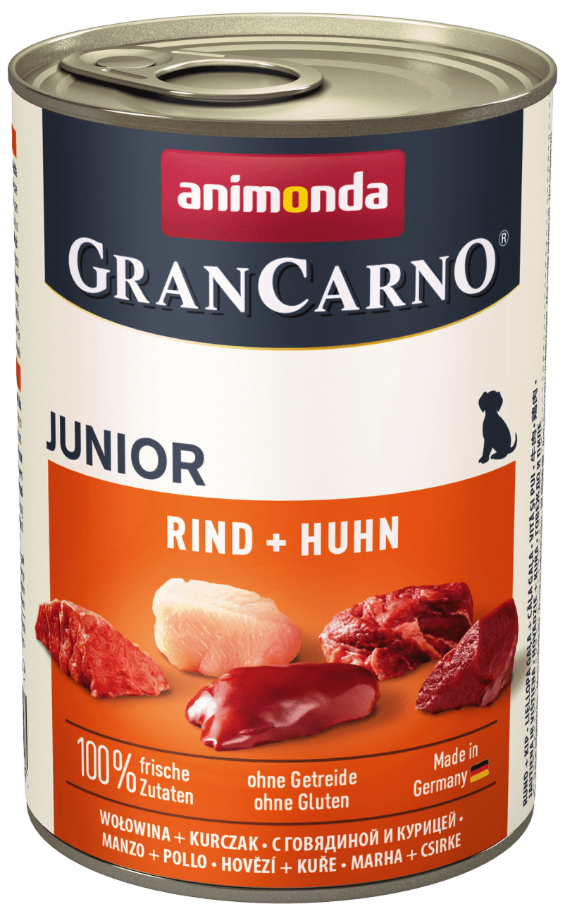 Konzerva Animonda Gran Carno Junior hovadzie a kuracie 400g