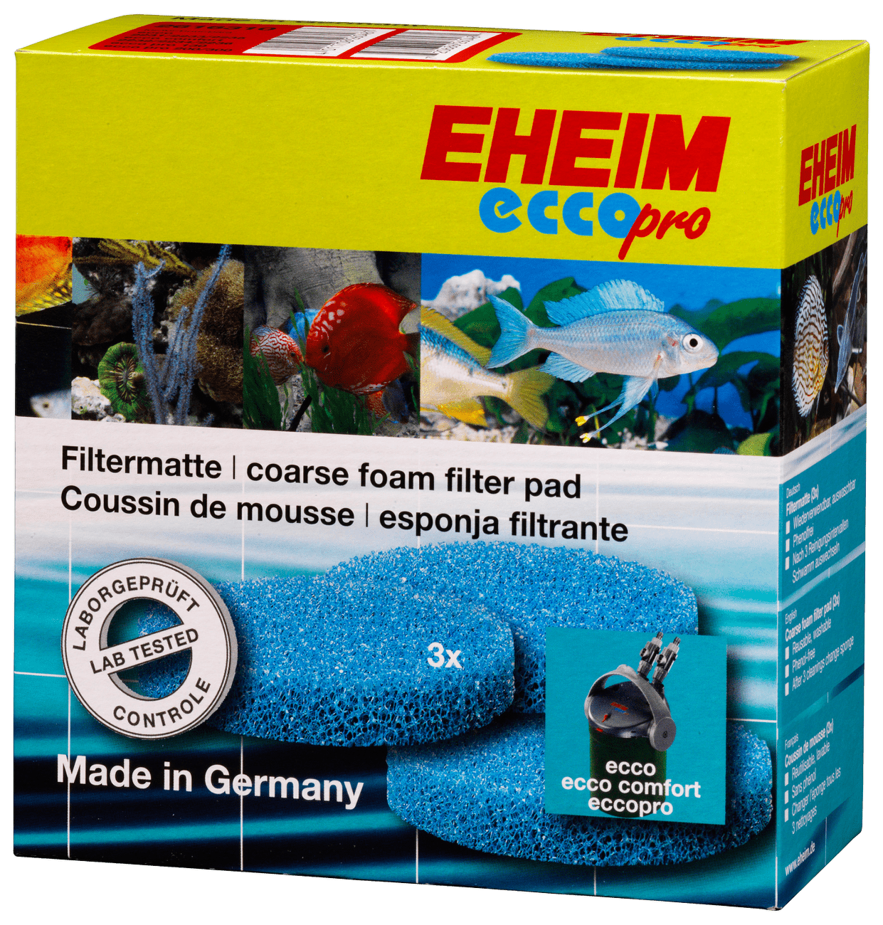 Náplň EHEIM molitan hrubý Ecco Pro 130/200/300 3ks