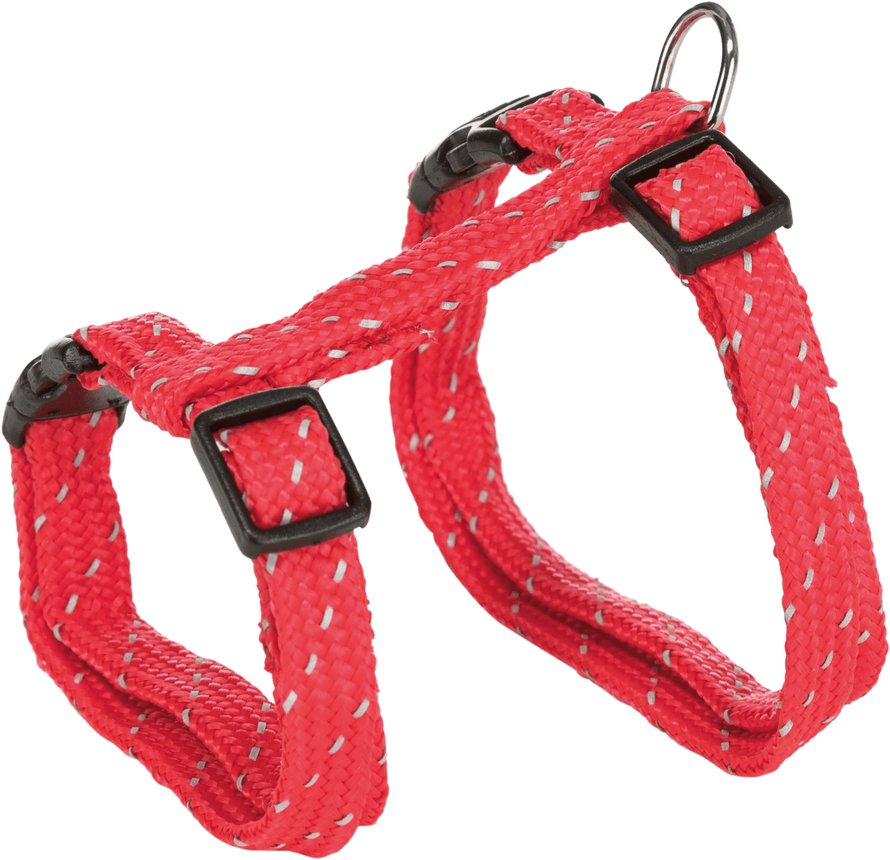 Postroj pre macku s voditkom, Reflexny, nylon
