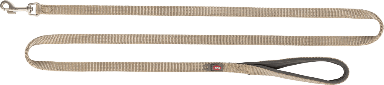 Vodítko Trixie Premium extra dlhé M–L pieskové