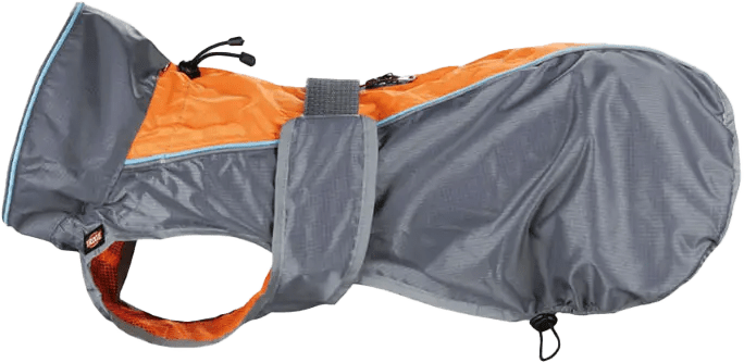 Trixie pršiplášť Solid L 55 cm šedá/oranžová