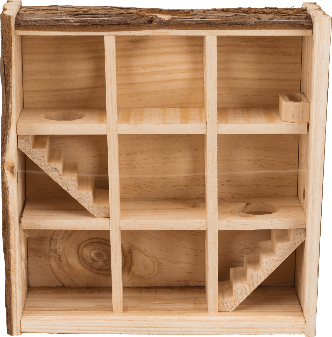 Věž a bludiště Natural Living Trixie pro myši a zakrslé křečky 3 podlaží 30 x 30 x 10 cm
