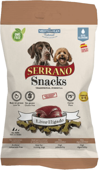 Serrano pamlsky pre psy pečeňove 100 g