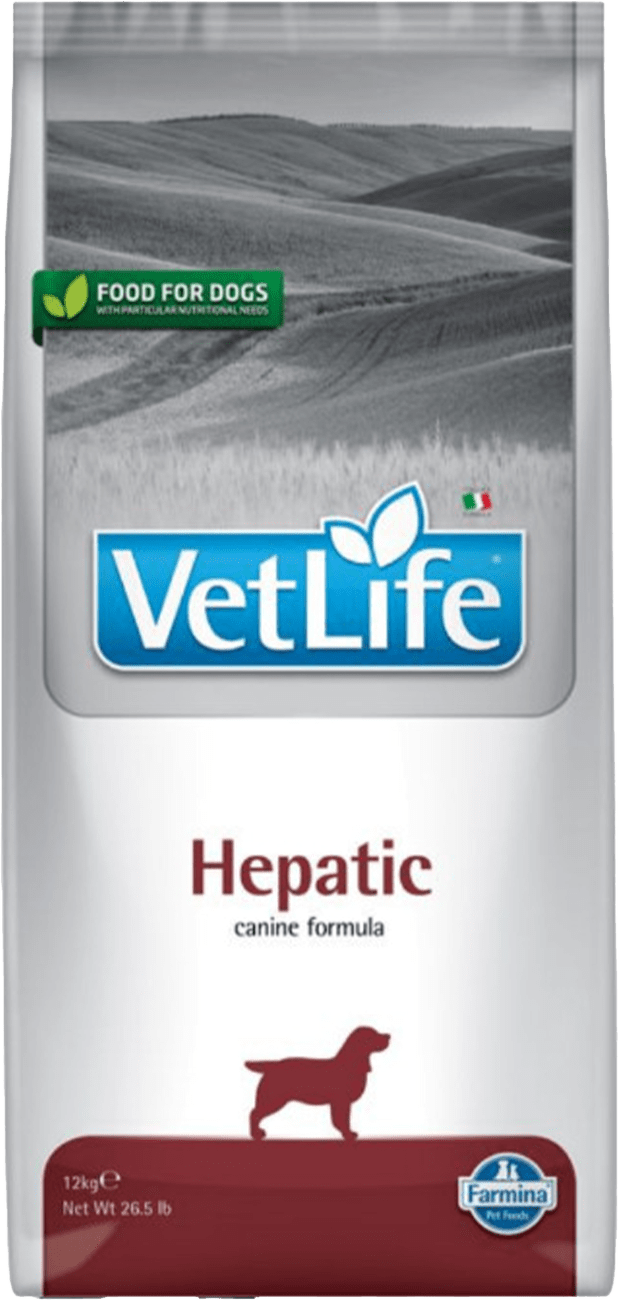Vetlife dog vet L. Hepatic 12kg