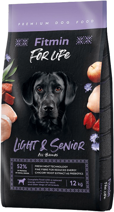 Krmivo Fitmin For Life Light & Senior pro psy 12 kg