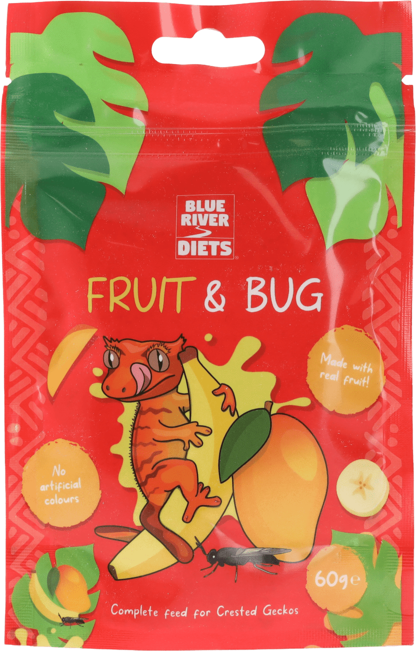 Krmivo Blue River Diets instantní kaše ovoce a hmyz 60 g