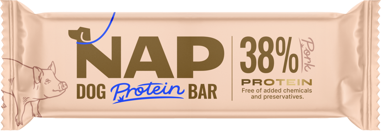 Proteinová tyčinka pro psy NAP vepřová 50 g