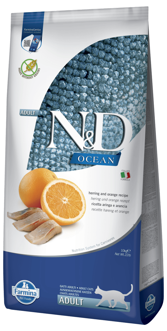 N&D Ocean Cat Adult Herring & Orange 10kg