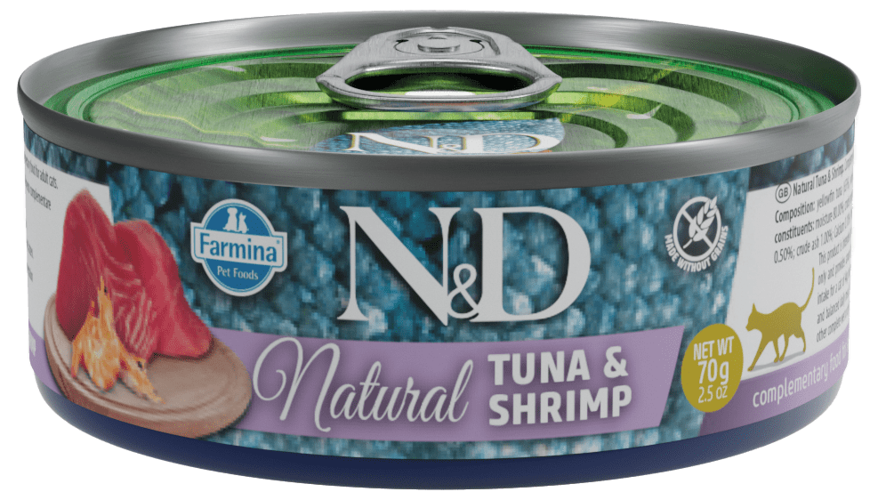 Konzerva N&D Natural Tuna&Shrimp 70g