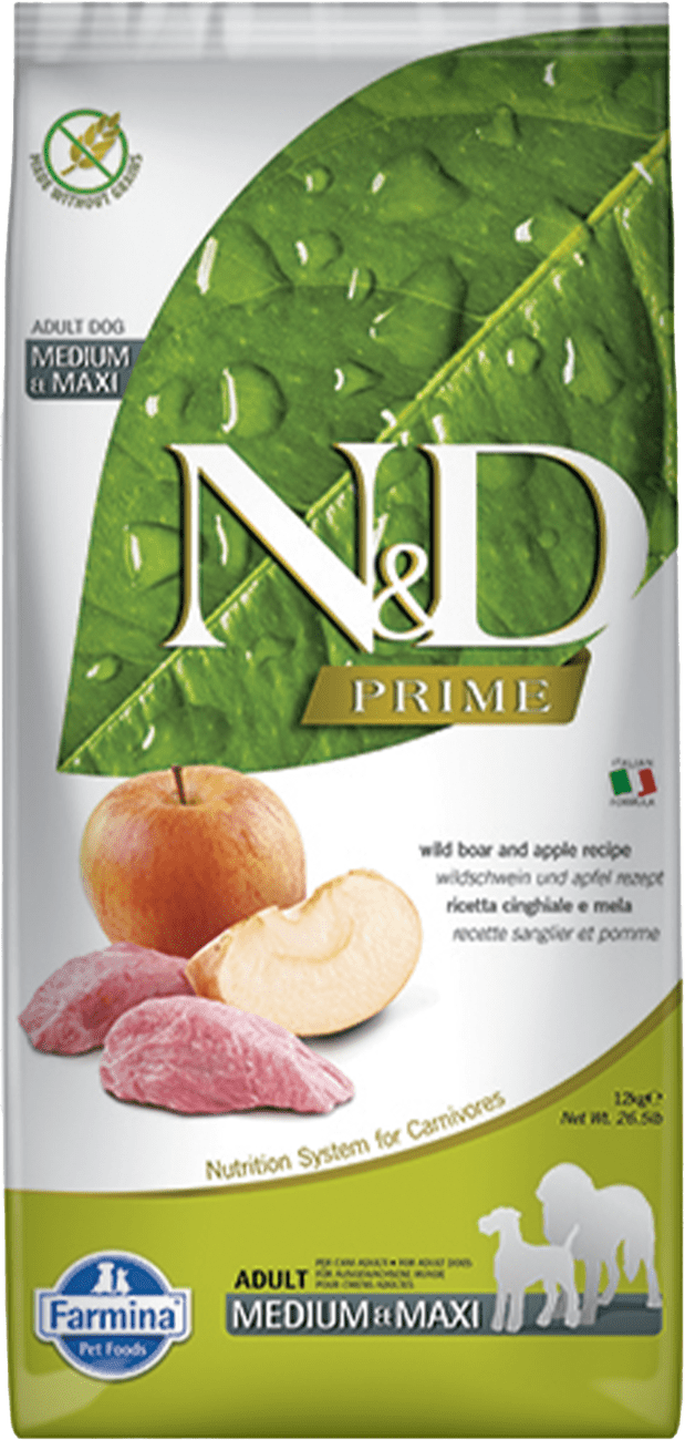 ND Dog Prime Adult kanec a jablko 12 kg