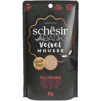 Konservi kaķiem – Schesir After Dark Chicken with Beef Velvet Mousse, 80 g