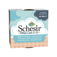 Консервы для котят – Schesir Kitten Tuna with Aloe in Jelly, 85 г