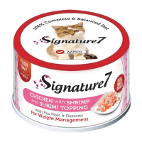Консервы для кошек – Signature7 Chicken with Shrimp and Surimi, 70 г