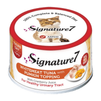 Консервы для кошек – Signature7 Whitemeat Tuna with Pumpkin, 70 г