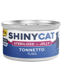 Консервы для кошек – GimCat ShinyCat Jelly, Sterilized, Tuna, 70 г