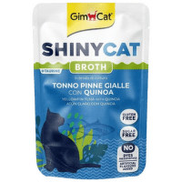 Консервы для кошек – GimCat ShinyCat Pouch, Yellowfin Tuna with Quinoa, 70 г